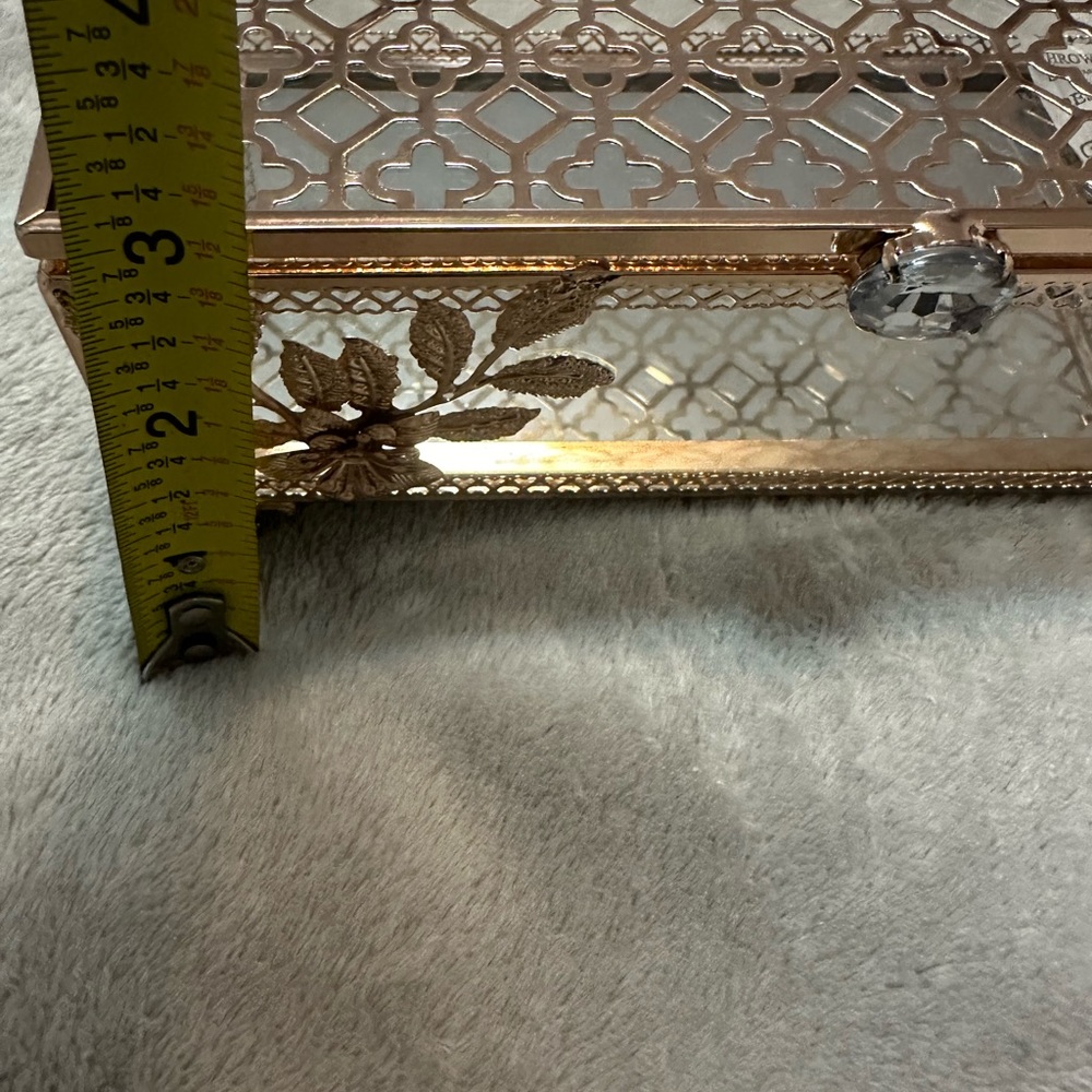 Beautiful glass jewellery box and organiser new - Picture 8 of 10